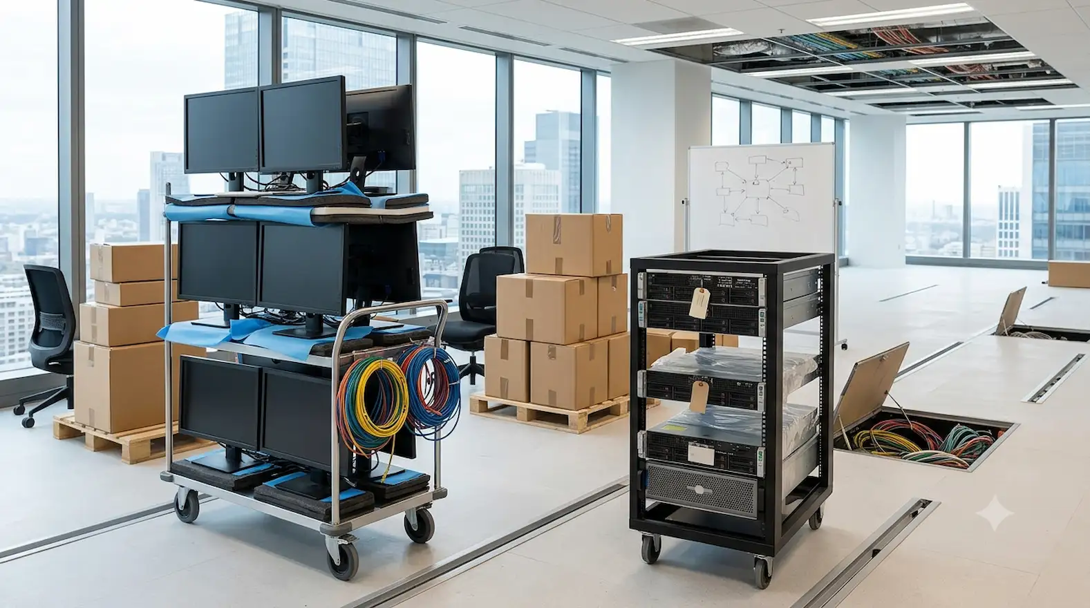 For Developing an Office Relocation Plan for Tech Teams